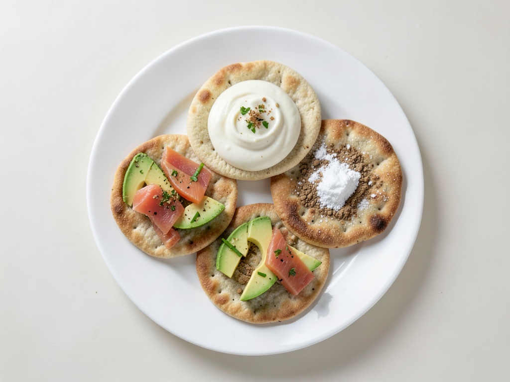 Piadine con salmone e avocado