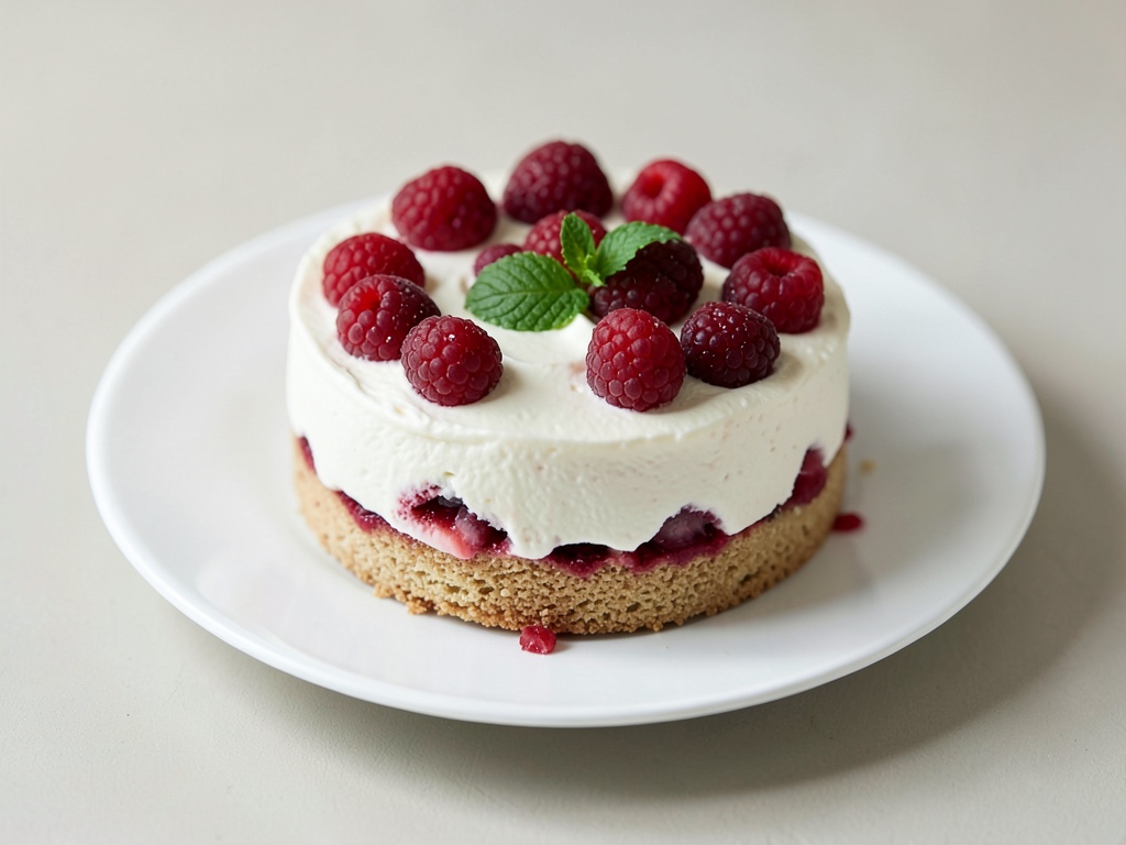 Himbeer-Sahne-Kuchen nach Frau Holle Art