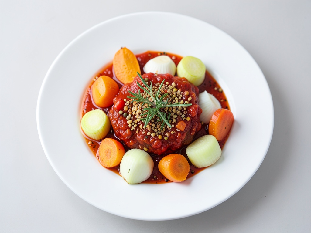 Gnocchi freschi con salsa di pomodoro e briciole croccanti al timo