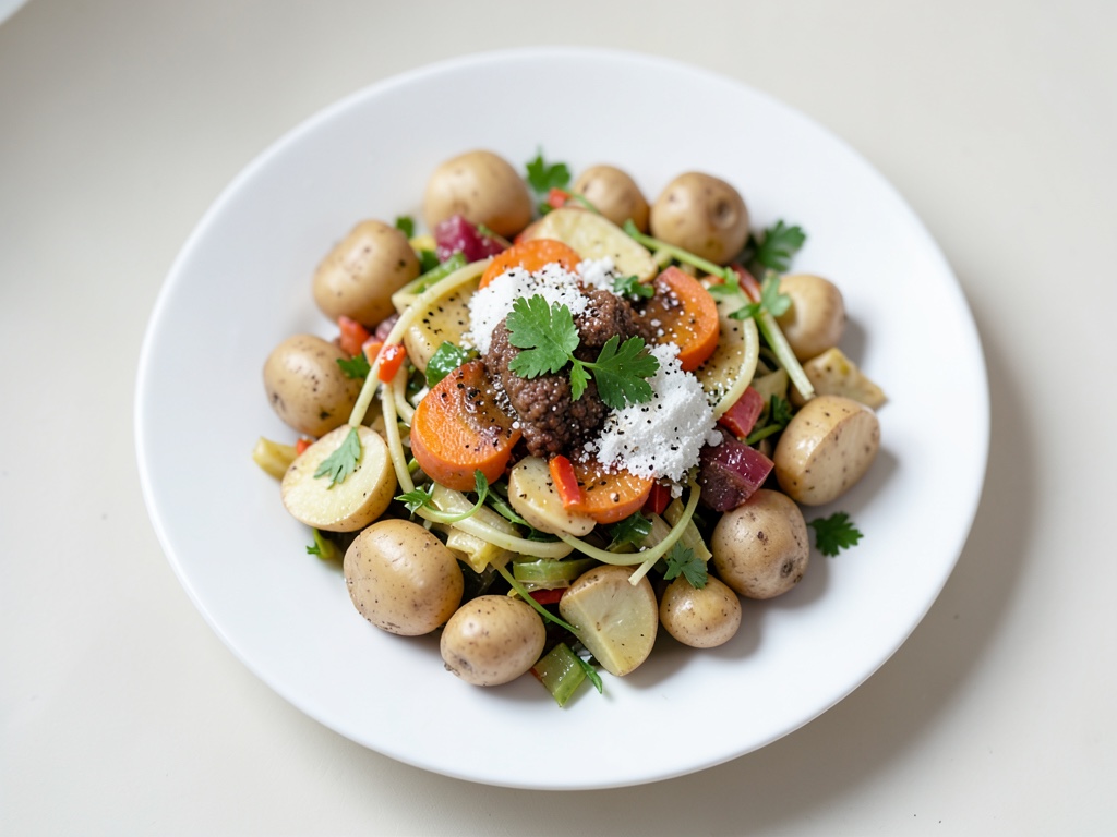 Salade de pommes de terre de printemps