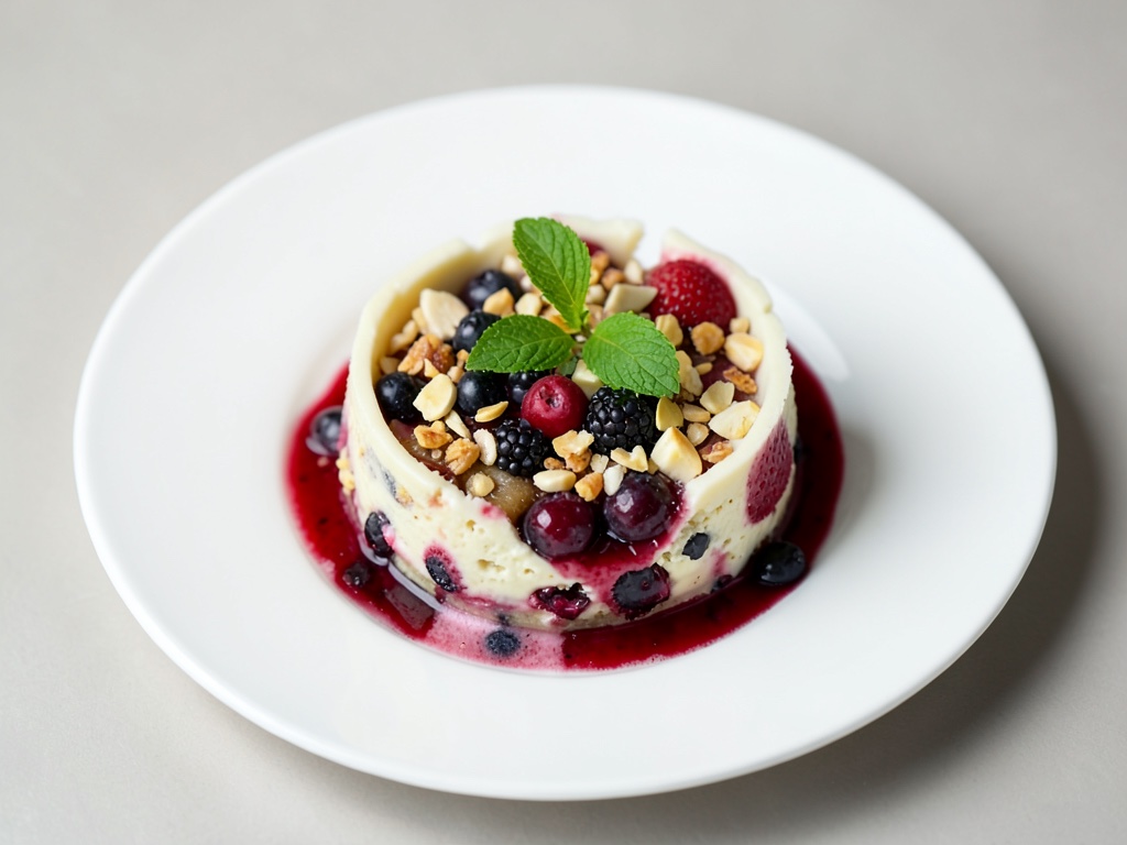 Fruchtige Beeren-Nuss-Bowl zum Frühstück