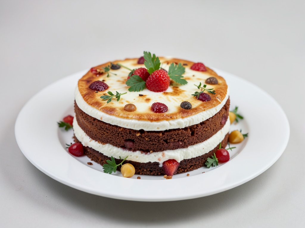 Torta allo Schmand al calcio