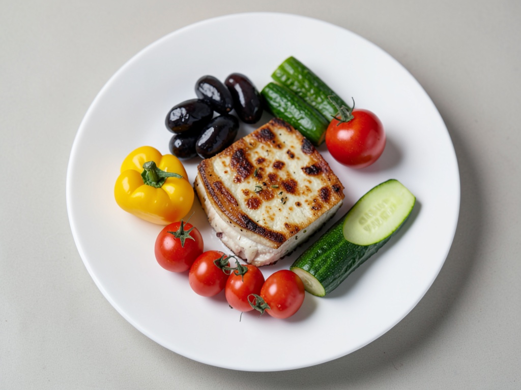 Gratin di verdure e Halloumi al forno