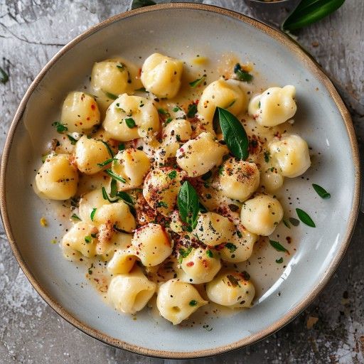 Gnocchi in padella con pesto vegano all'aglio orsino