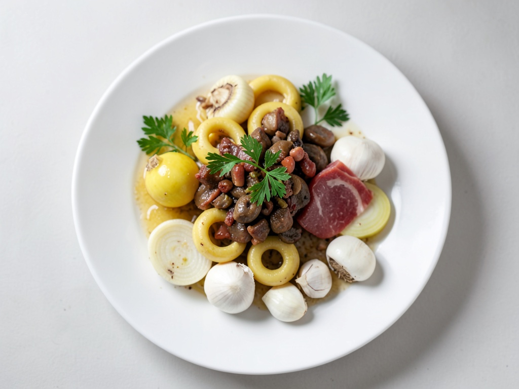 Polpette fritte con pancetta e funghi