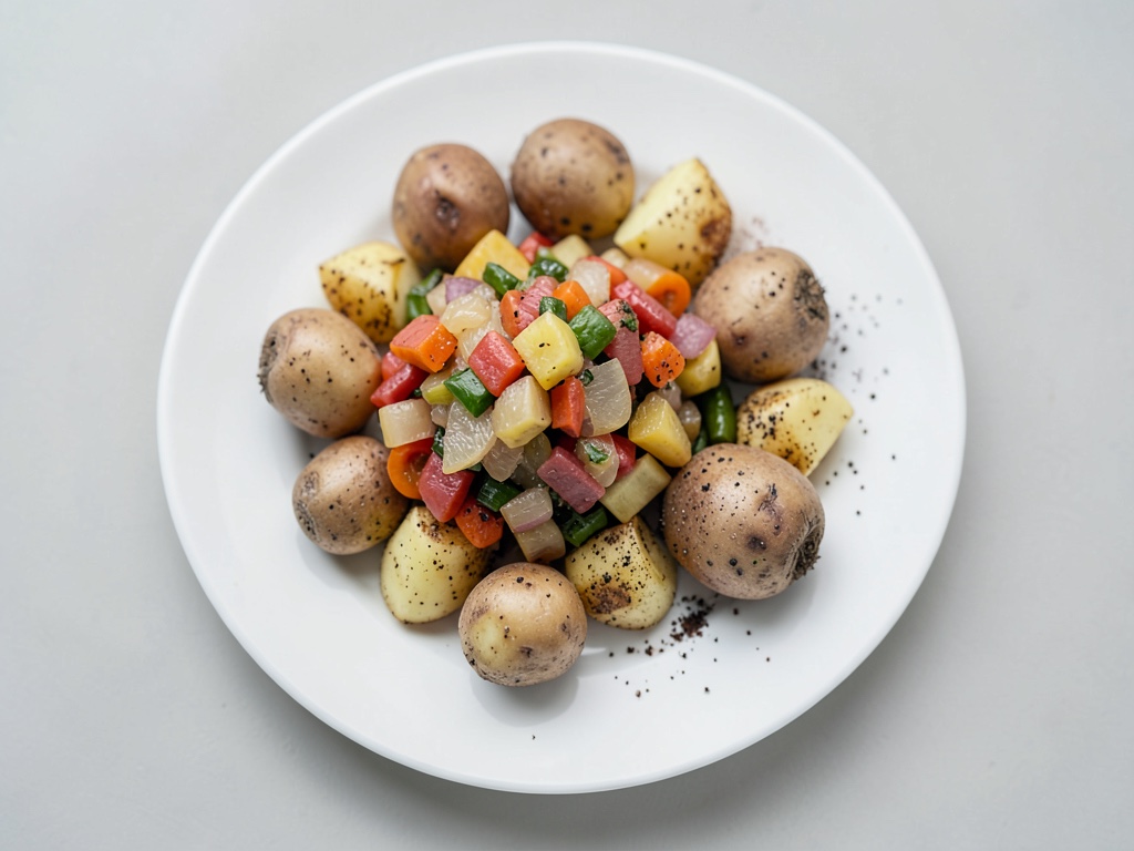 Kasseler arrostito con crauti alle mele e patate al forno