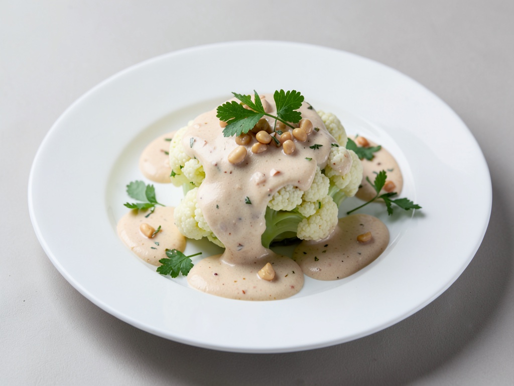 Broccoli al vapore con salsa cremosa di arachidi