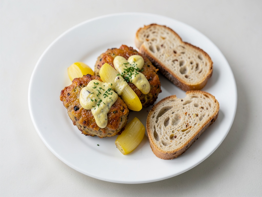 Polpette di tacchino croccanti con fresco condimento al limone