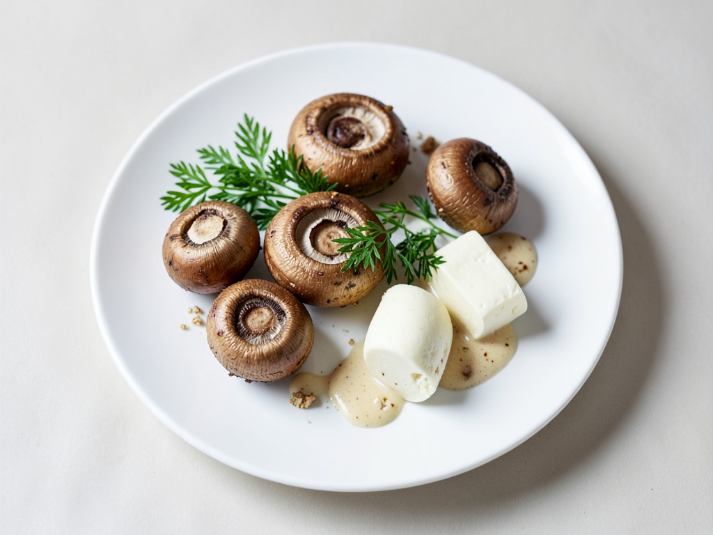 Champignons farcis à la mozzarella