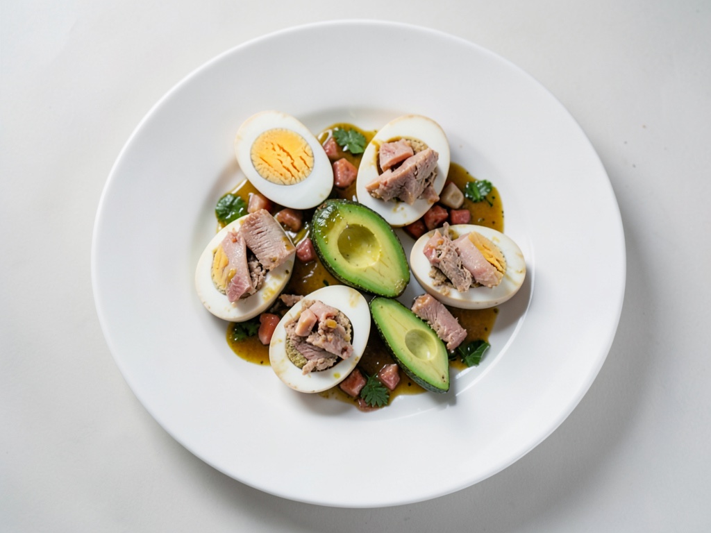 Huevos de Atún y Aguacate