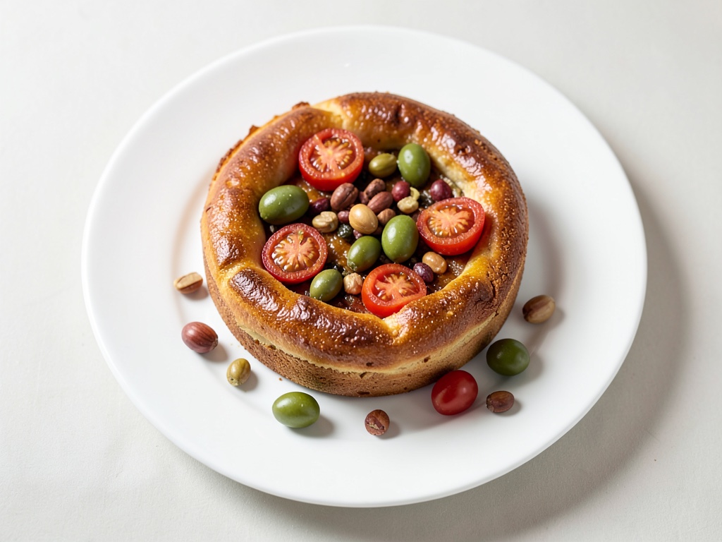 Treccia di pizza ripiena
