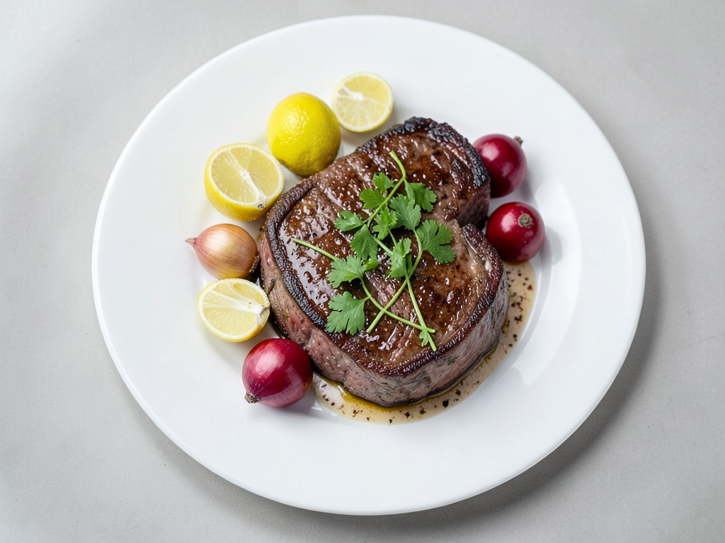 Steaks de bœuf grillés avec sauce chimichurri fraîche