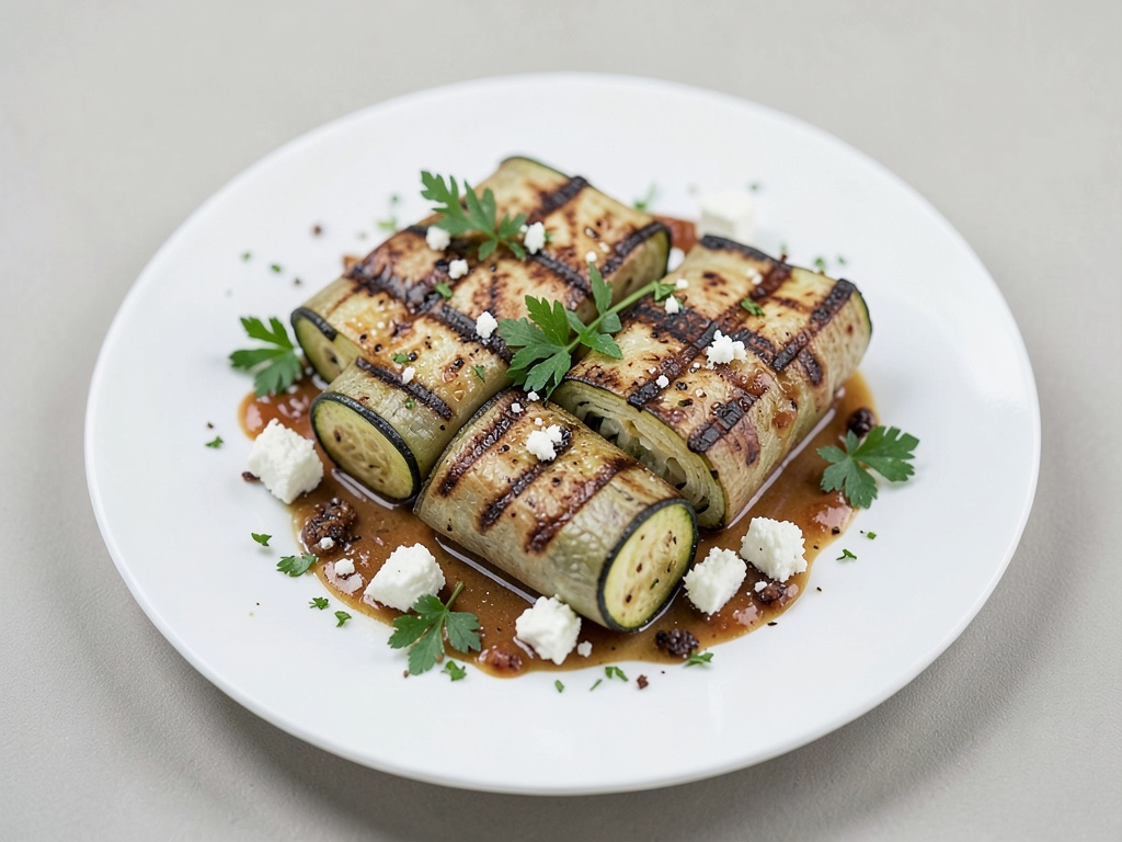 Pacchetti di Zucchina e Feta alla Griglia