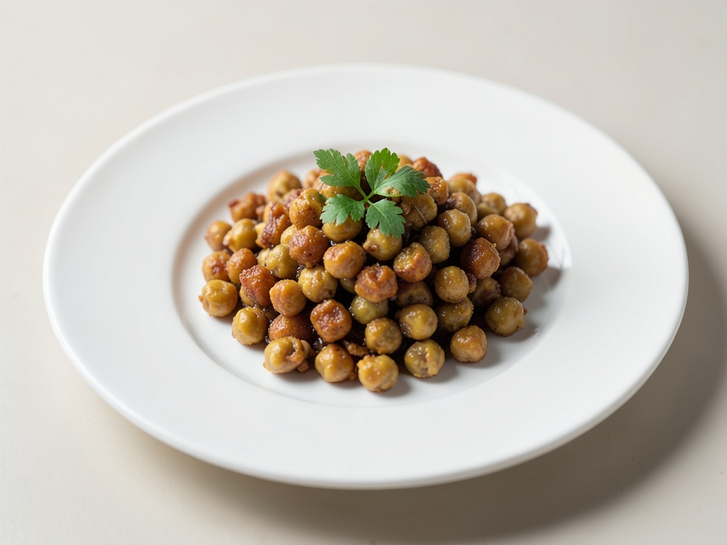 Garbanzos crujientes como snack