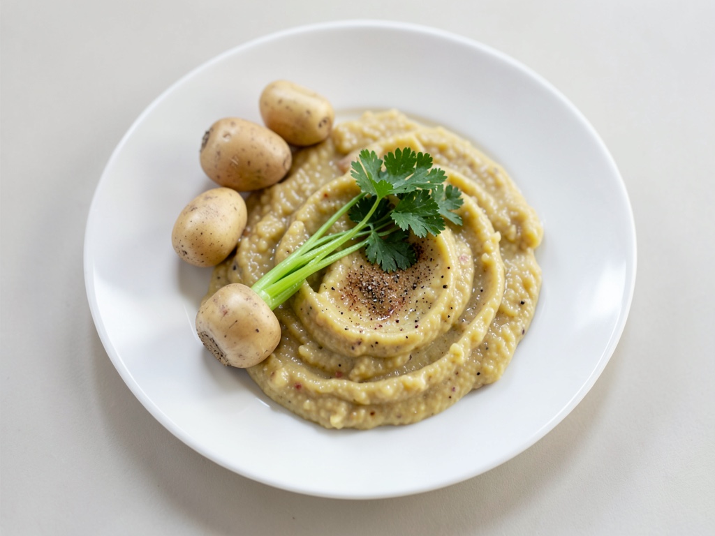 Cavolo riccio tenero con purè di patate cremoso