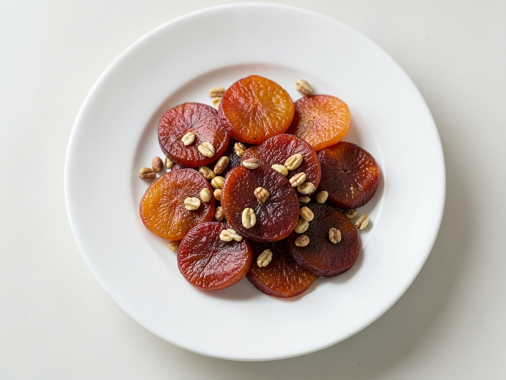 albaricoques secos y semillas de calabaza