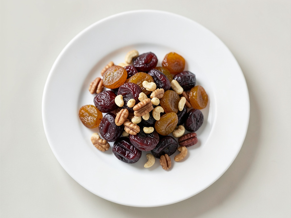 ciruelas pasadas y nueces pecanas