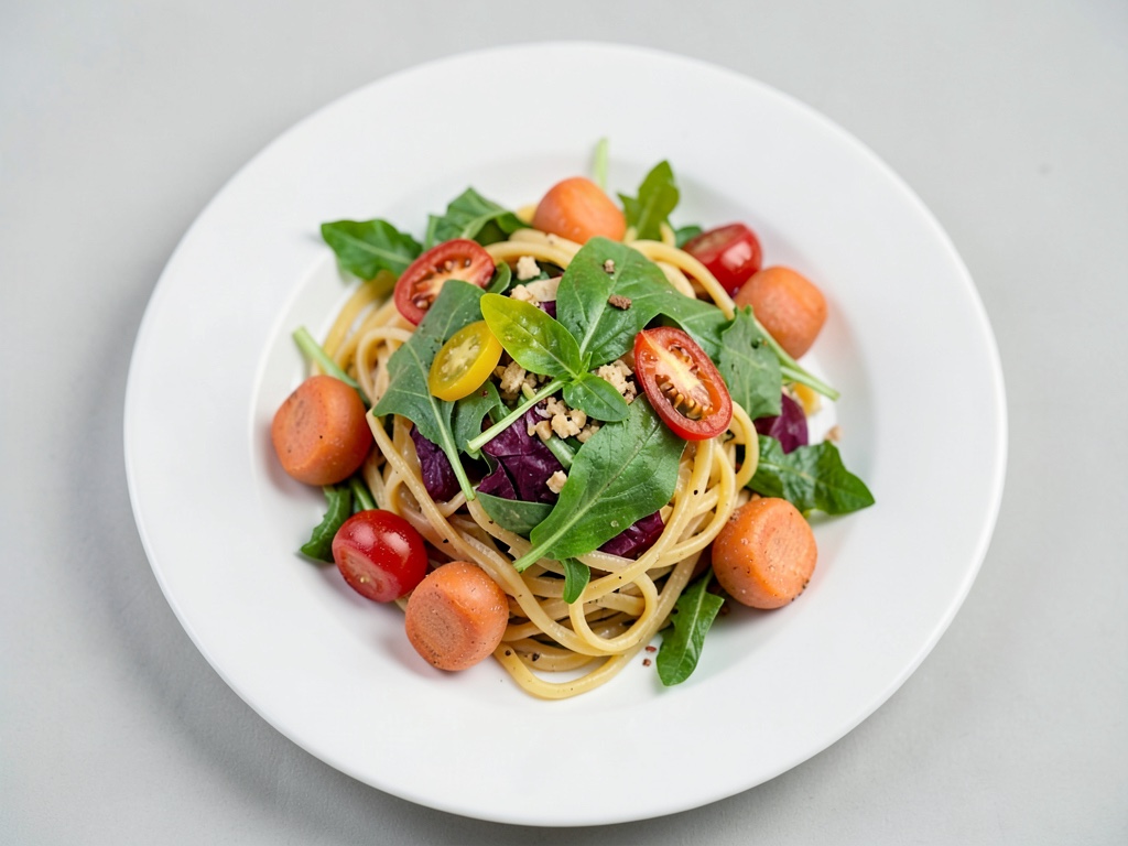 Salade de nouilles de verre fraîches au citron vert