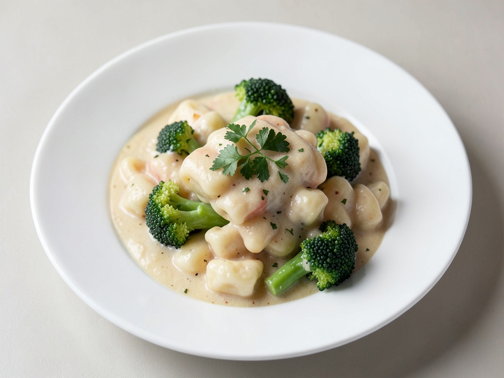 Gnocchi crémeux au brocoli