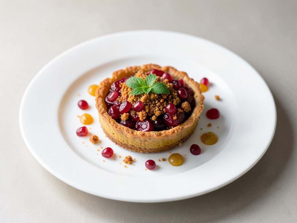 Knusprige Granatapfel-Tarte
