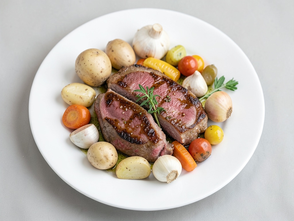 Medaglioni di maiale gratinati con verdure ai funghi