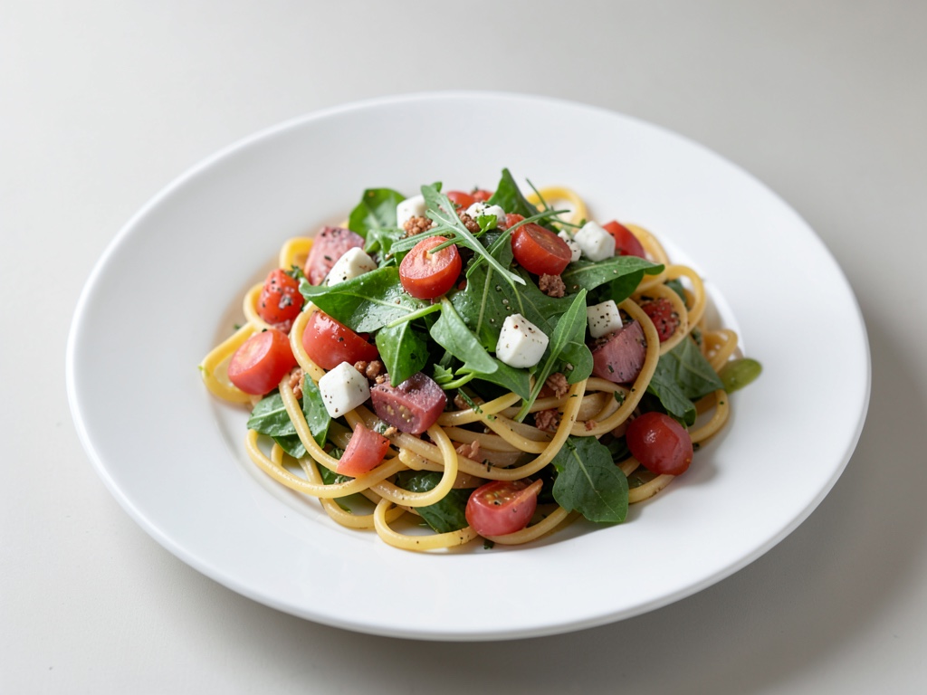 Insalata greca con pasta Kritharaki