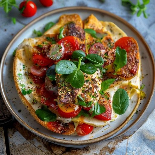 Sandwich alla griglia con hummus