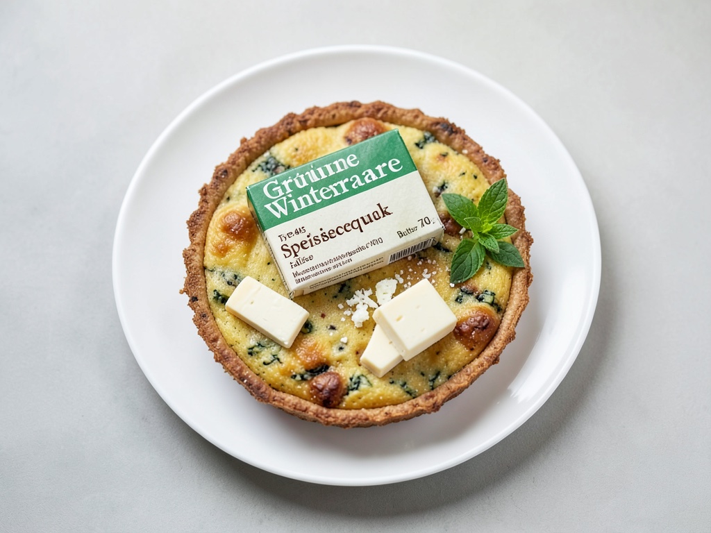 Torta croccante di cavolo riccio con formaggio