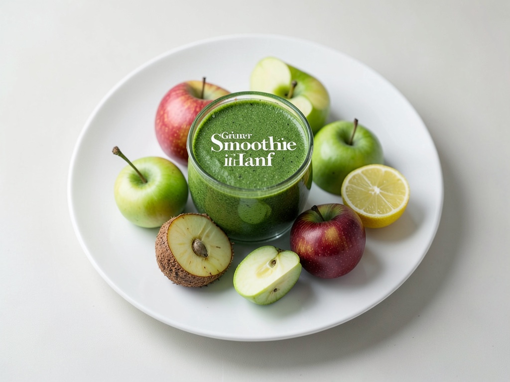 Grüner Smoothie mit Hanf