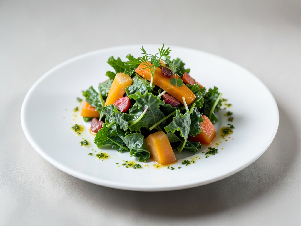 Insalata fresca di cavolo nero e pompelmo