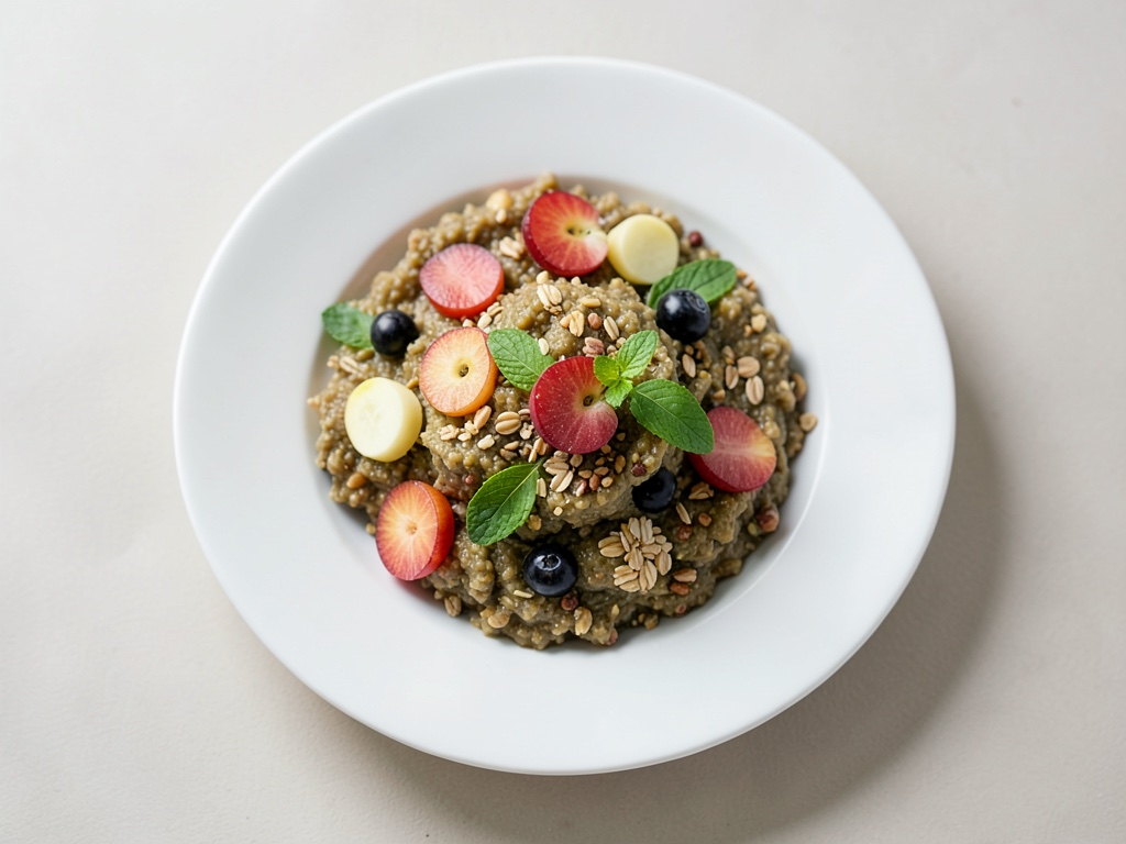Ricetta base di porridge di cereali e frutta