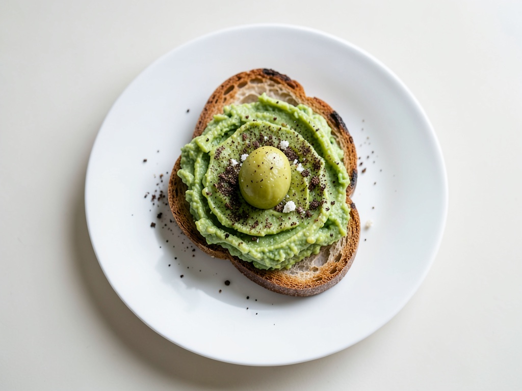 Guacamole con pan de molde
