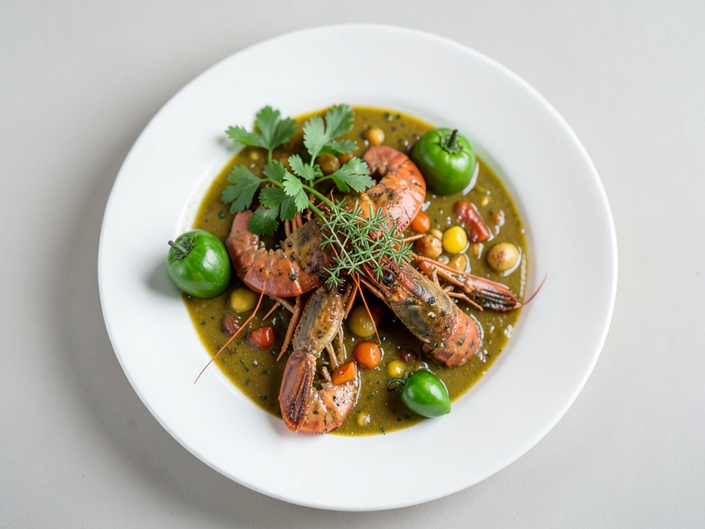 Gumbo Cajun con gamberi