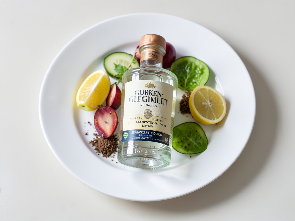 Erfrischender Gurken-Gimlet mit Hampstead Dry Gin