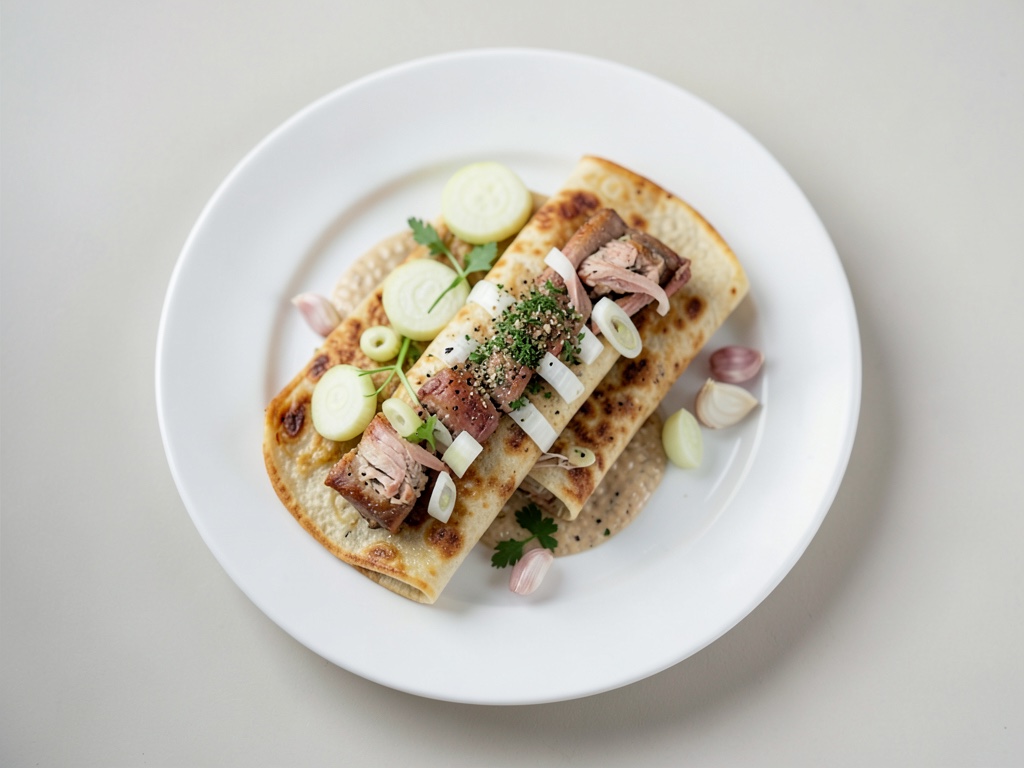 Gyros de poulet avec tzatziki