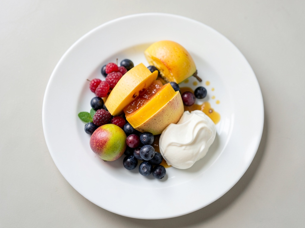 Batido de arándanos y mango con suero de leche