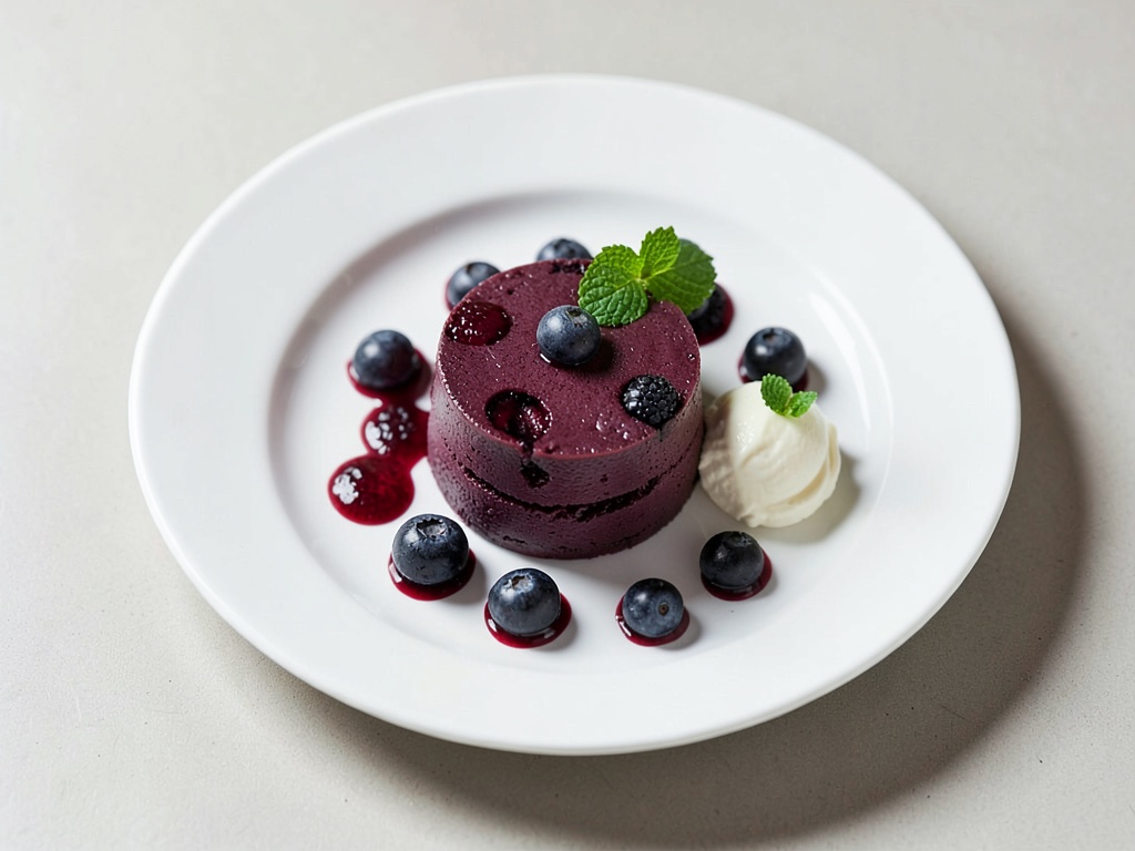 Fruchtige Heidelbeer-Mousse
