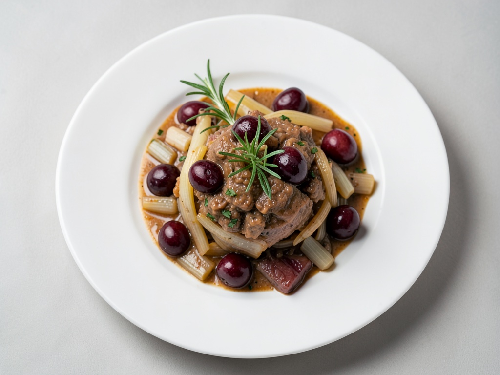 Herbstliches Ragout mit Trauben