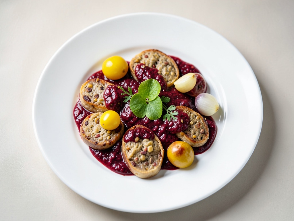 Armes Ritter salés au chutney de prunes