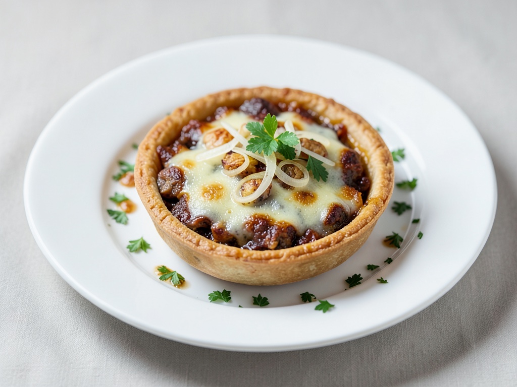 Tartas Upside-Down saladas con chalotas