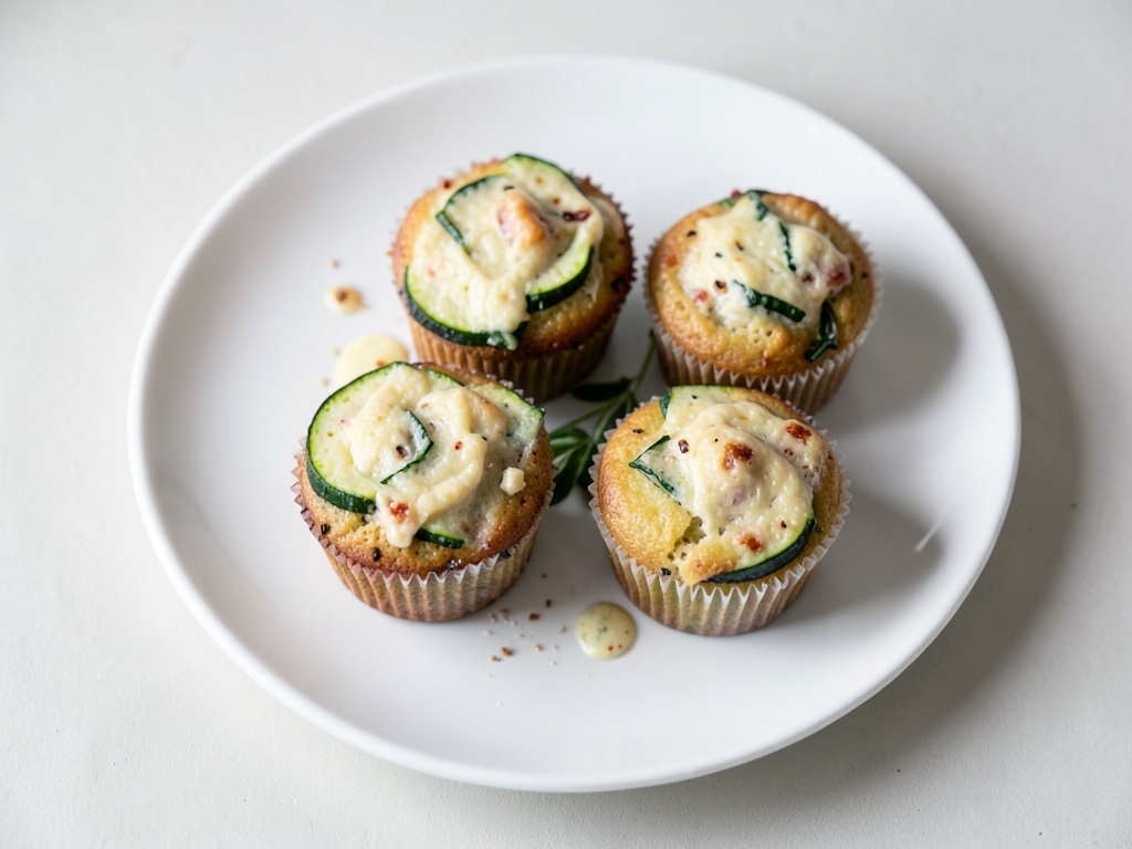 Herzhafte Zucchini-Käse-Muffins