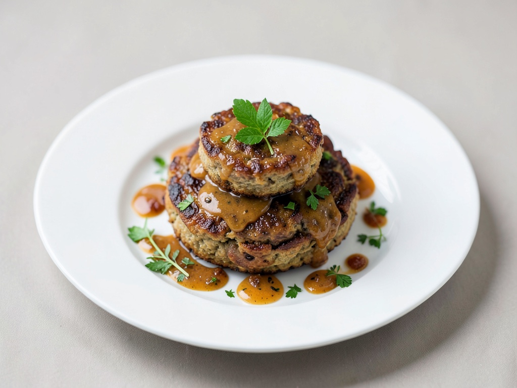 Herzhafte Breakfast-Muffin-Burger