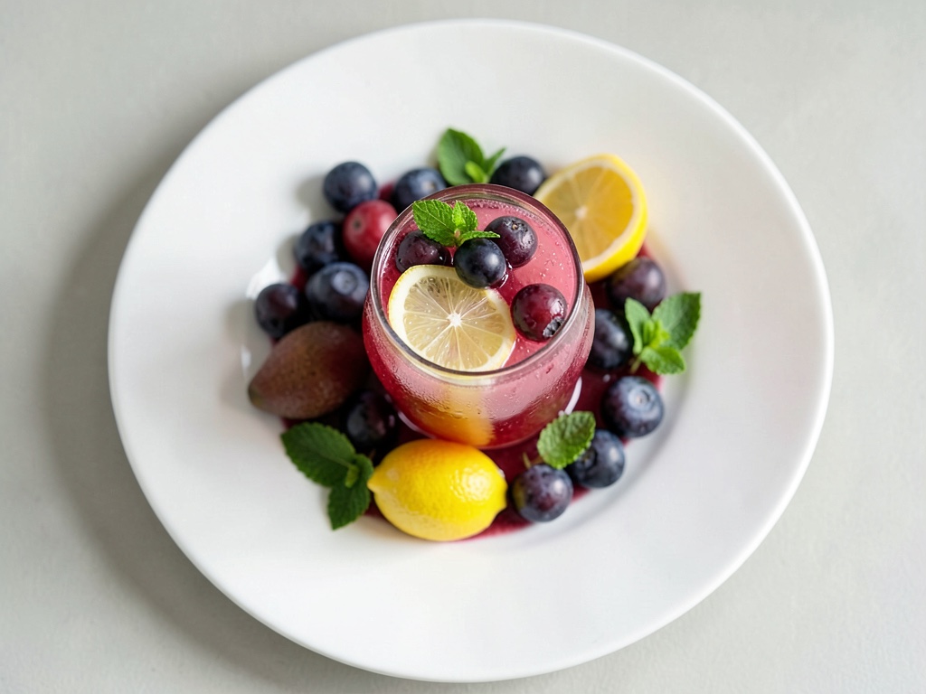 Himbeer-Limetten-Mocktail