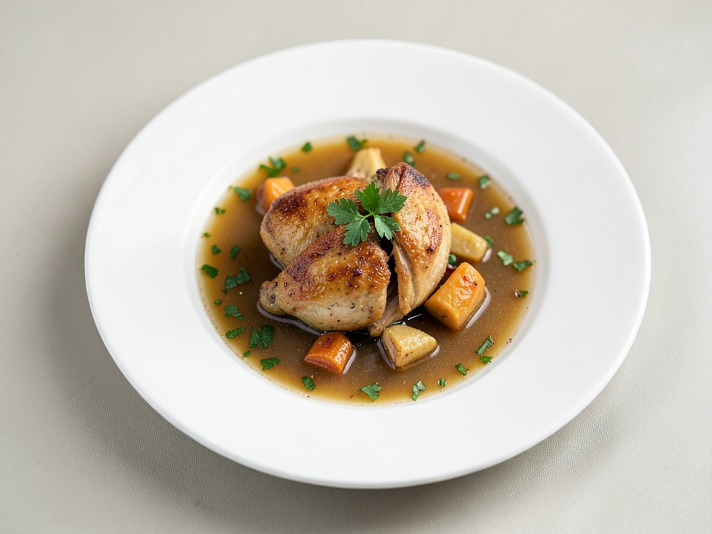 Brodo di pollo fatto in casa