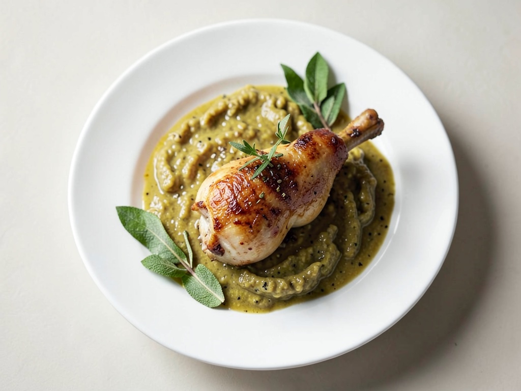 Fricassé di pollo cremoso con riso