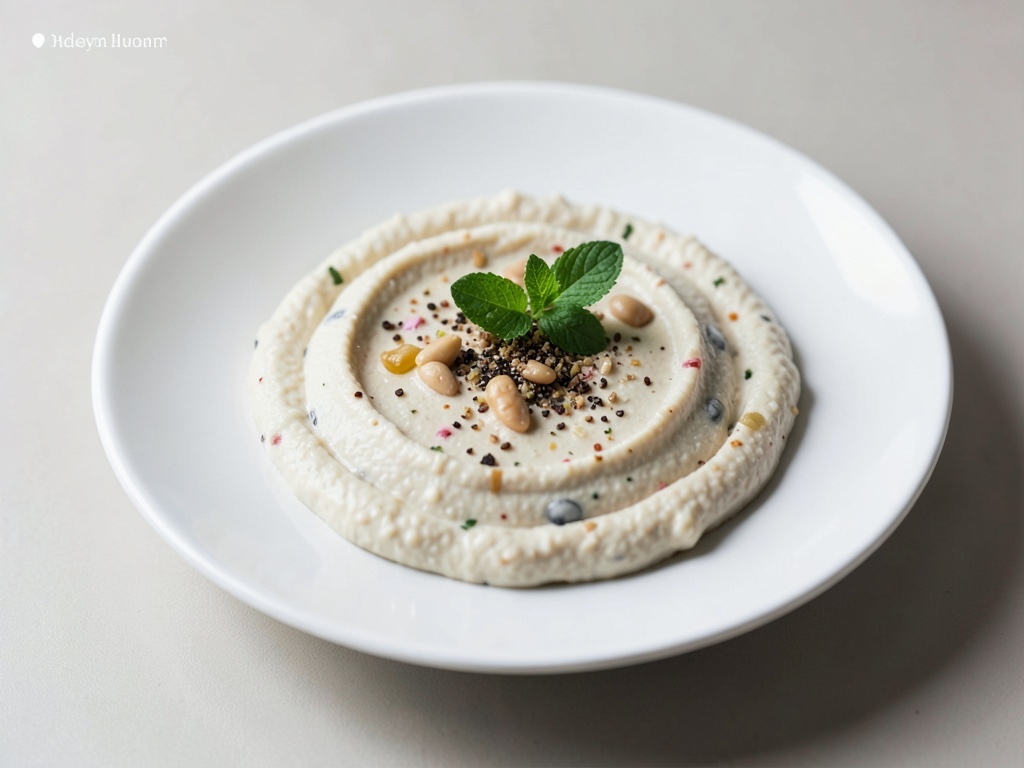 Hummus cremoso di fagioli bianchi e sesamo