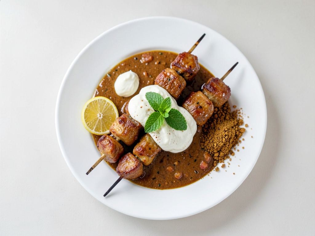 Brochettes de dinde indiennes au yaourt au curry