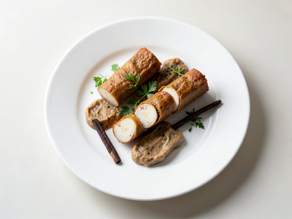 Knusprige Riegel mit Ingwer und Marzipan