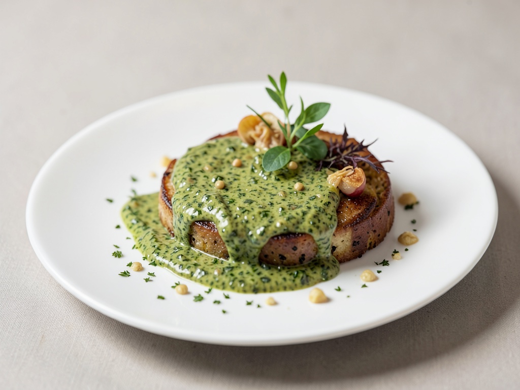Dip alle erbe italiane verdi e fresche
