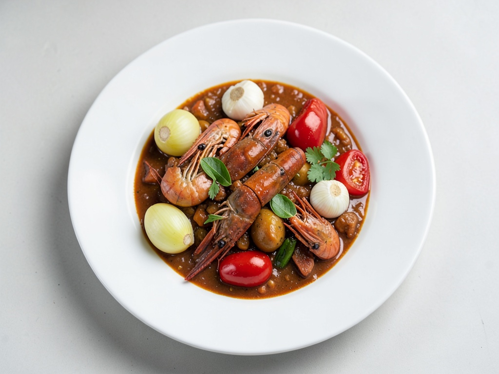 Jambalaya piccante con gamberi e prosciutto